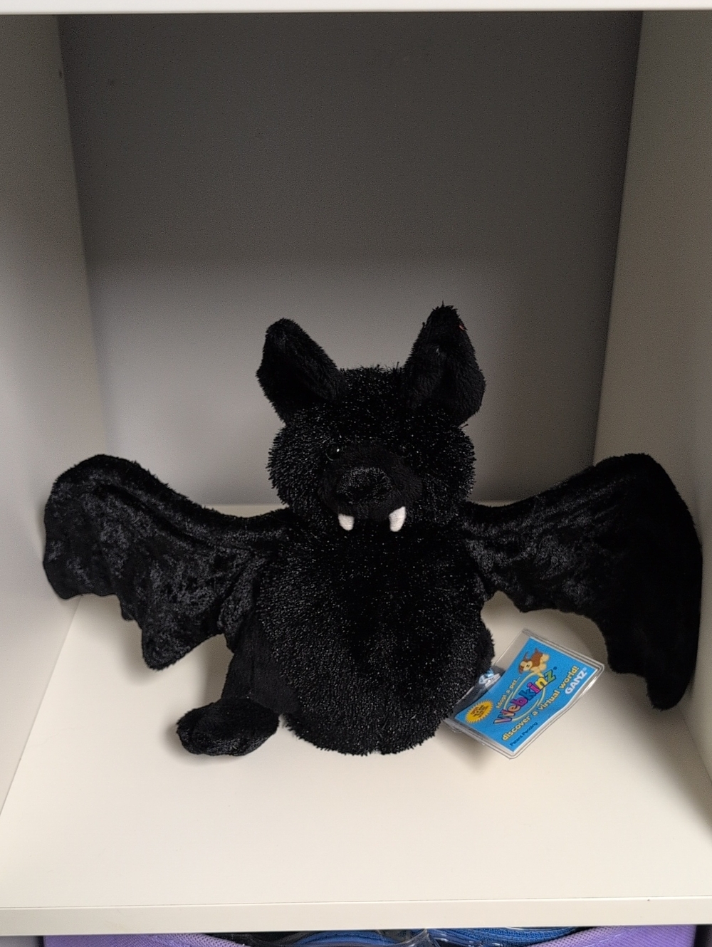 ♥️NWT♥️ Webkinz Bat Spooky Y2K GANZ Collectible Plush Halloween